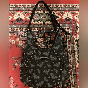 Sourpuss bat attack hobo bag
